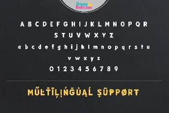 Happy & Balloons font