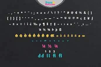 Happy & Balloons font