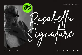 Rosabella Signature DEMO! font