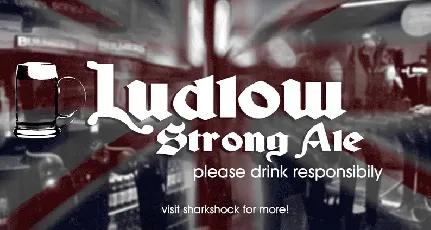 Ludlow Strong Ale font