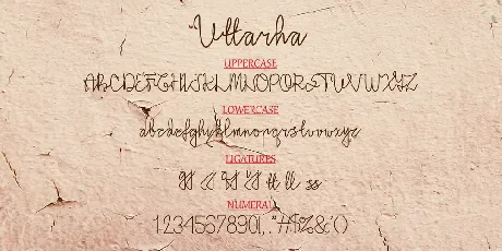 Uttarha font