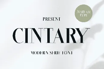 Cintary Modern font