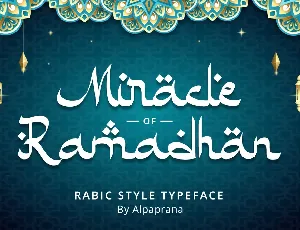 Miracle Ramadhan font