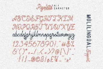 Rigoletto Script font