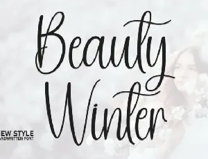 Beauty Winter Script font