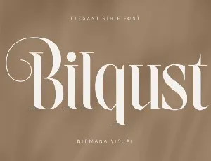 Bilqust font