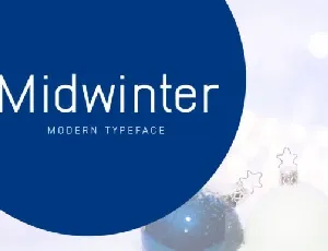 Midwinter font