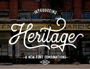 Heritage Combinations font