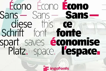 Econo Sans font