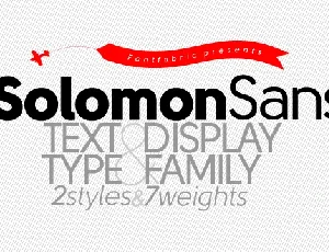Solomon Sans font