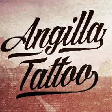 Angilla Tattoo Personal Use font