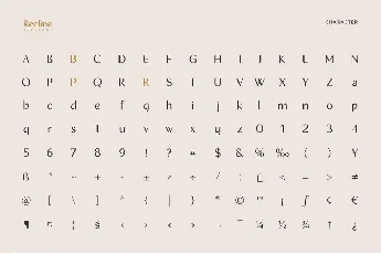 Recline font