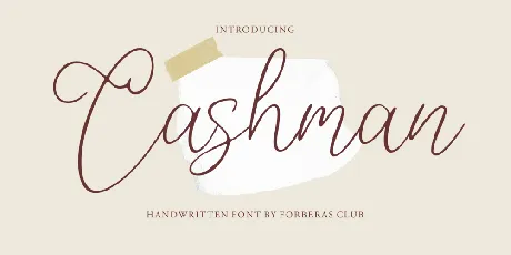 Cashman font