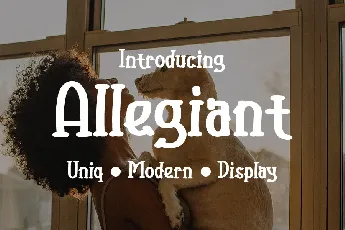 Allegiant font