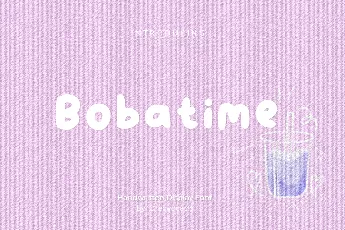 Bobatime font