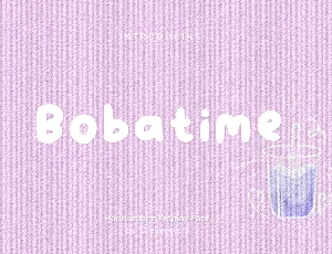 Bobatime font