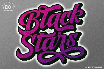 Black Stars font