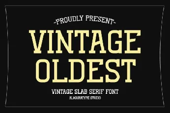 Vintage Oldest font