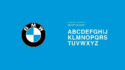 BMW Logo font