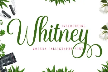 Whitney Script font