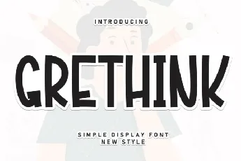 Grethink Display font