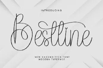 Bestline Script font