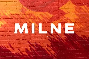 Milne font