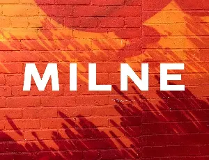 Milne font