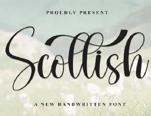 Scottish Calligraphy font