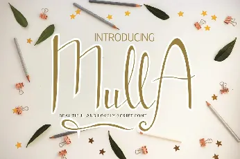 Mulla Handwritten Script font