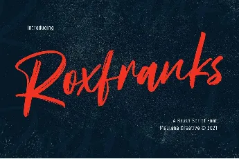 Roxfranks font