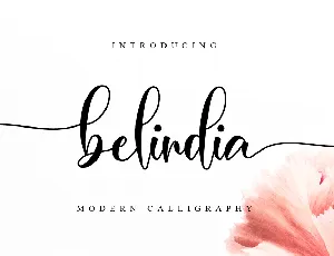 Belindia font