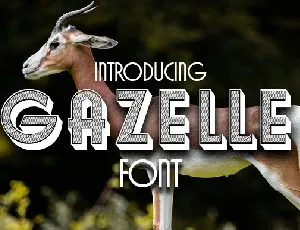 Gazelle font