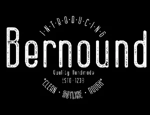 Bernound font