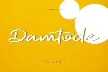 Damtode font