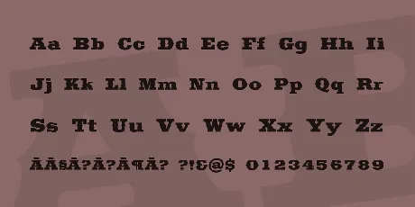 Saddlebag font