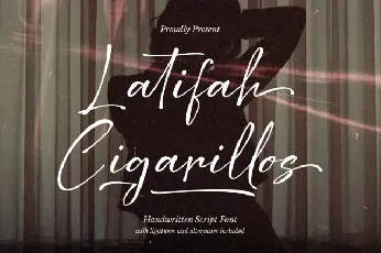 Latifah Cigarillos font