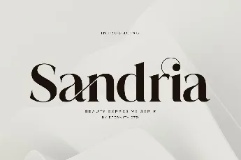 Sandria Demo font