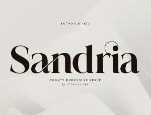 Sandria Demo font