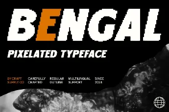 Bengal Pixel font