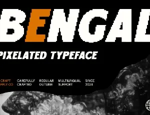 Bengal Pixel font