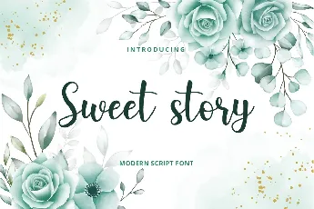 Sweet Story Handwritten Script font