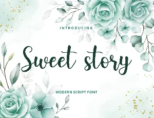 Sweet Story Handwritten Script font