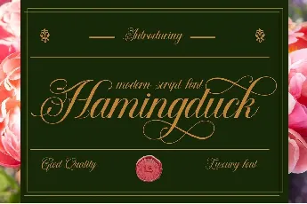 Hamingduck font