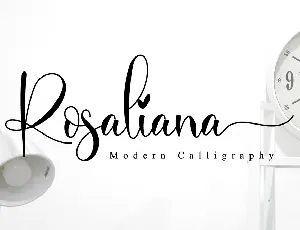 Rosaliana font