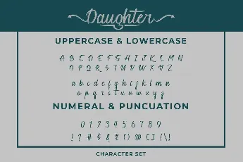 Daughter Demo font