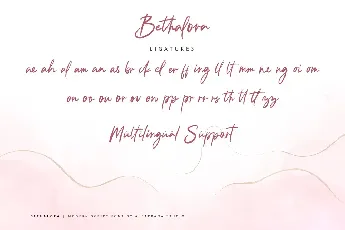 Bethalora font