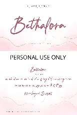 Bethalora font