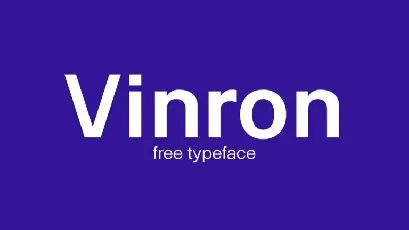 Vinron Family font