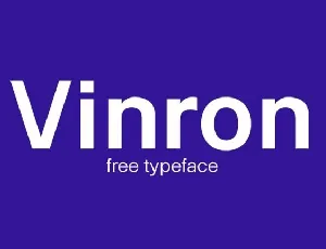 Vinron Family font